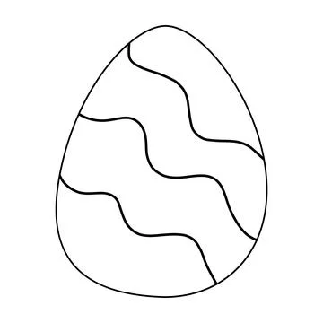 Easter egg pattern hunting spring icon element Stock Illustration