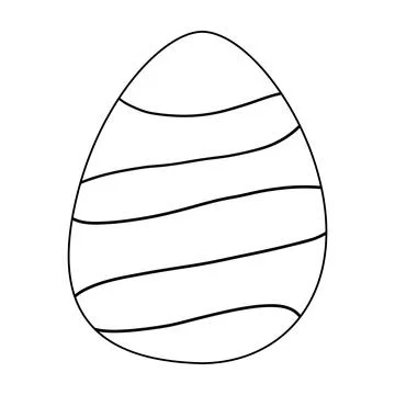Easter egg pattern hunting spring icon element Stock Illustration