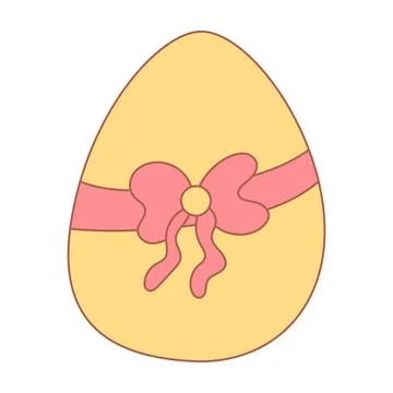 Easter egg pattern hunting spring icon element Stockillustratie