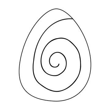 Easter egg pattern hunting spring icon element Illustrazione stock