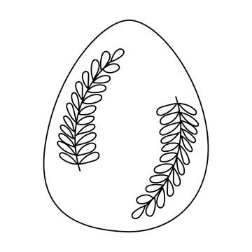 Easter egg pattern hunting spring icon element イラスト素材