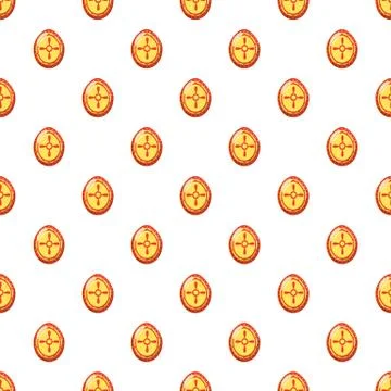 Easter egg pattern Illustrazione stock