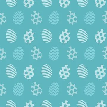 Easter egg pattern. Seamless Easter pattern. Vector 스톡 일러스트