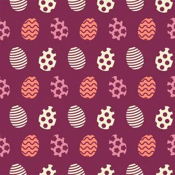 Easter egg pattern. Seamless Easter pattern. Vector イラスト素材