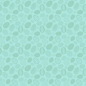 Easter egg seamless pattern. Pastel color, holiday eggs texture. Simple abstr Illustrazione stock