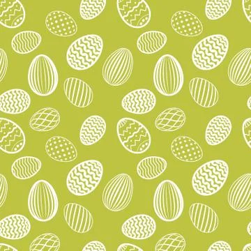 Easter egg seamless pattern. Pastel color, holiday eggs texture. Simple abstr イラスト素材