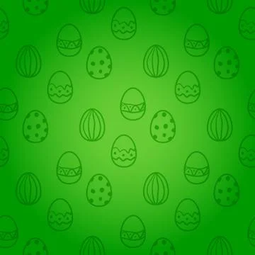 Easter egg seamless vector pattern Illustrazione stock