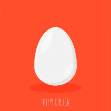 Easter egg shape with bunny ears silhouette Stock Illustration