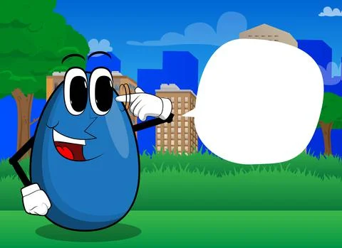 Easter Egg shows a you're nuts gesture by twisting his finger around his temp Stock Illustration