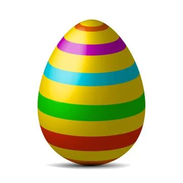 Easter egg. Spring. Holidays in April. Gift. Seasonal celebration 库存插图