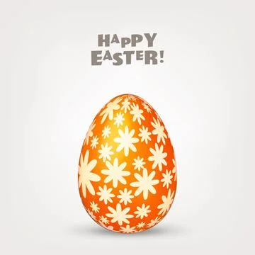 Easter egg. Spring holidays in April. Gift. Seasonal celebration. Stock Illustration