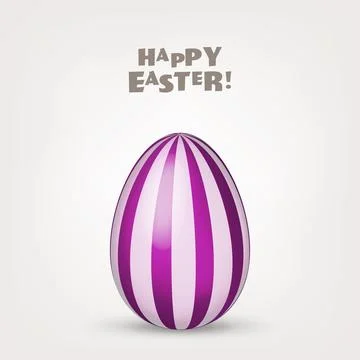 Easter egg. Spring holidays in April. Gift. Seasonal celebration. 스톡 일러스트