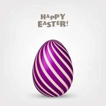 Easter egg. Spring holidays in April. Gift. Seasonal celebration. 库存插图