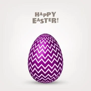 Easter egg. Spring holidays in April. Gift. Seasonal celebration. 库存插图