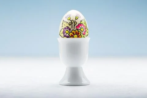 Easter egg on a stand Stock Photos