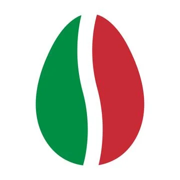 Easter egg stylized pattern color of Italy flag it Stock Illustration