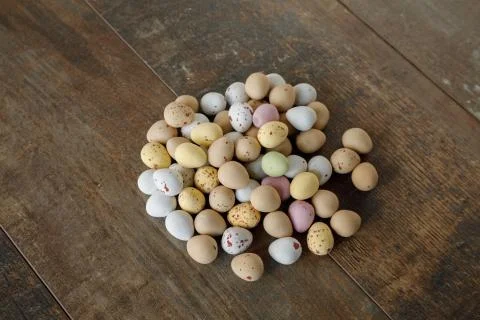 Easter egg sweets Stock Photos