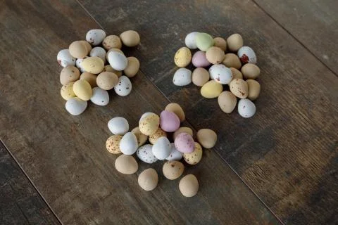 Easter egg sweets Stock Photos