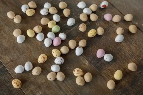Easter egg sweets Stock Photos