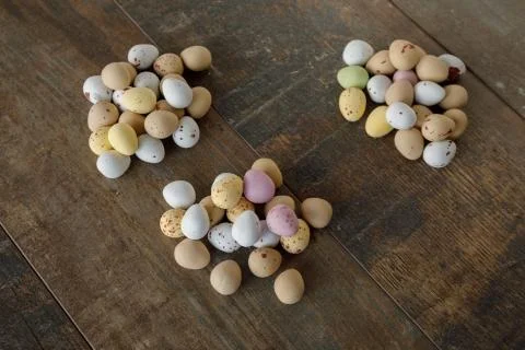 Easter egg sweets Stock Photos