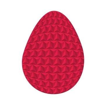 Easter egg in a tartan pattern. Scottish pattern in a colorful check. Tradi.. Stock Illustration
