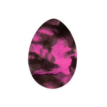 Easter egg - textured violet-green-yellow spots smears isolated on white Stockillustratie