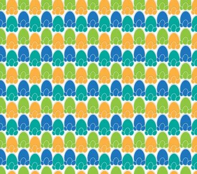 Easter egg theme pattern Stockillustratie