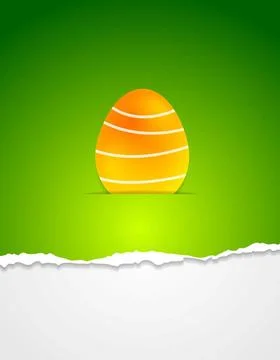 Easter egg vector green background Easter egg vector green background with... Foto stock