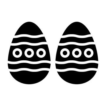 Easter egg Vector Icon Design Illustration Stock Illustration