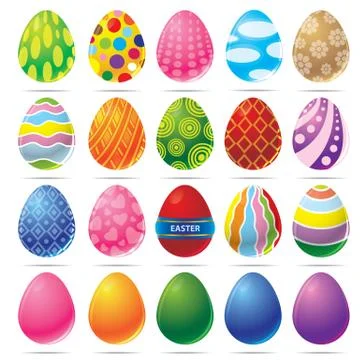 Easter egg vector Stock Illustration