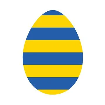The Easter egg. Vector illustration. Stockillustratie