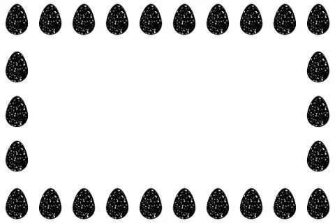 Easter egg vector pattern Illustrazione stock