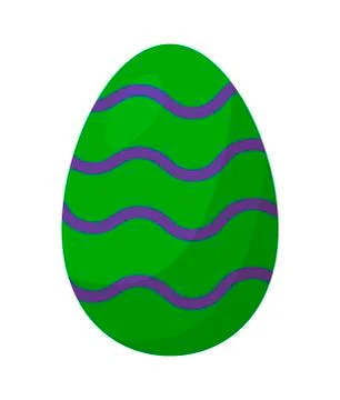 Easter egg vector symbol icon design. Illustrazione stock