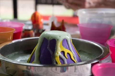 Easter Egg Volcano Stock Photos