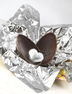 Easter egg on a white background Stock Photos