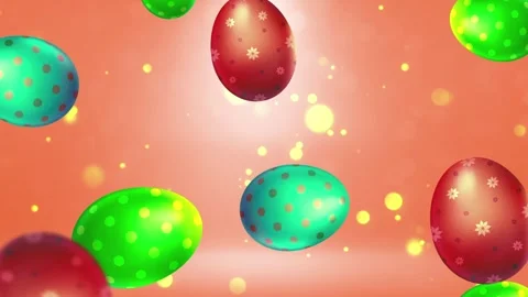 Easter Eggs 2 Stock Footage 248881558