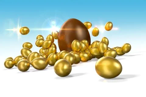Easter Eggs 2 Illustrazione stock