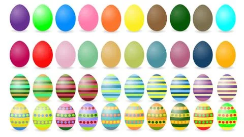 Easter Eggs 2 Stock Illustration