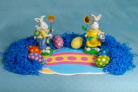 Easter eggs 2 Stock Photos