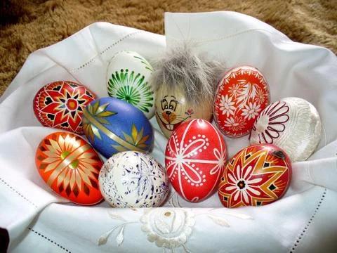 Easter eggs-3 Stock Photos