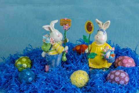 Easter eggs 4 Stock Photos