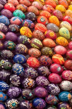 Easter eggs. Abstract colored background. Easter eggs. Abstract colored ba... Foto stock