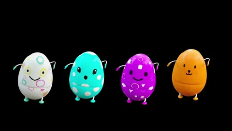 Easter, eggs, with Alpha matte. Stock Footage 261431792