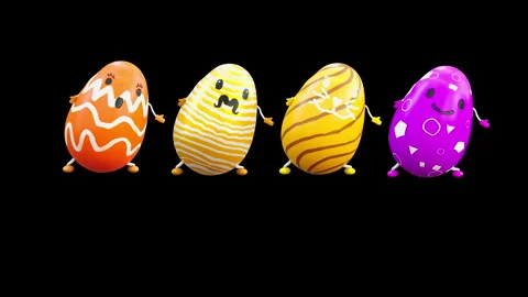 Easter, eggs, with Alpha matte. Stockbeeldmateriaal 262713605