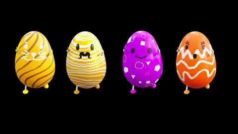 Easter, eggs, with Alpha matte. Stock Footage 274850270