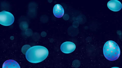 Easter Eggs Background 5 Stock Footage 248881572