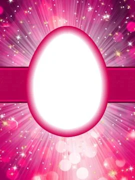 Easter eggs background with elegant bokeh. EPS 10 스톡 일러스트