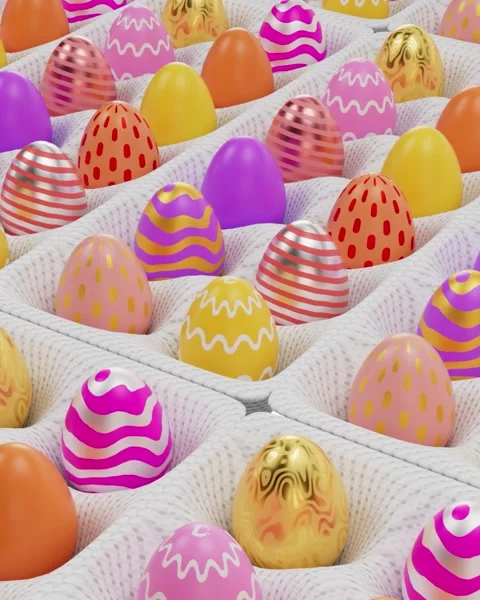 Easter eggs background Vidéo 330462943