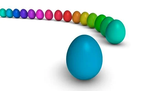 Easter eggs background Illustrazione stock