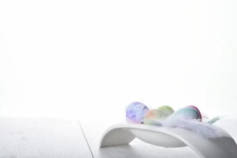 Easter eggs background Stock-Fotos